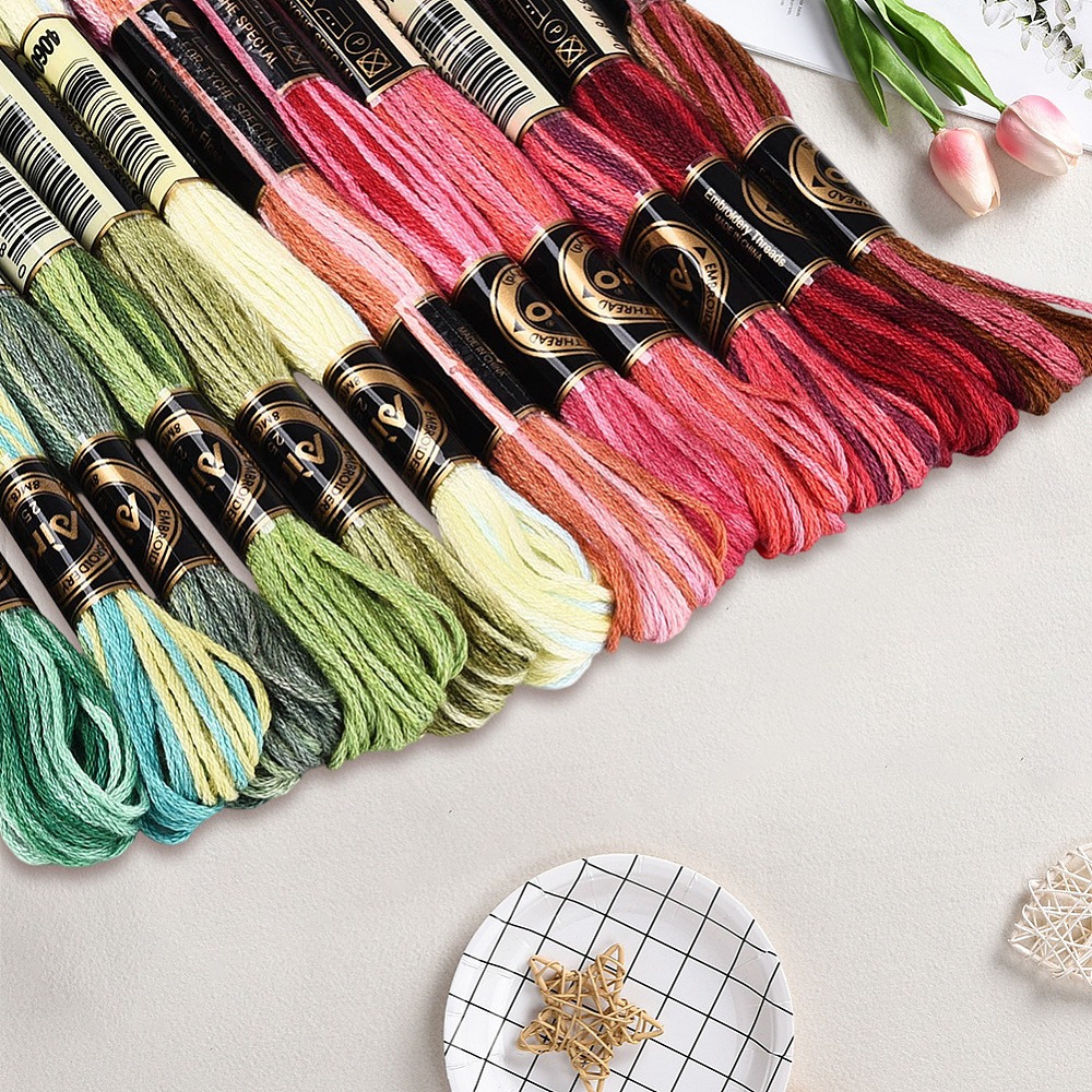 105 Yards Stitch Floss Embroid - Embroidery Floss ulasan dan harga
