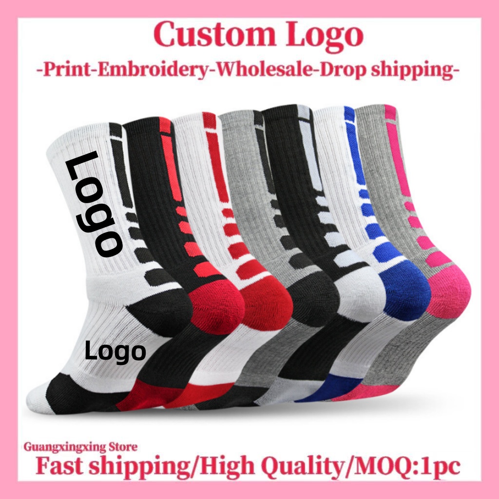 Customized socks Customized pr - Embroidery Towel ulasan dan harga