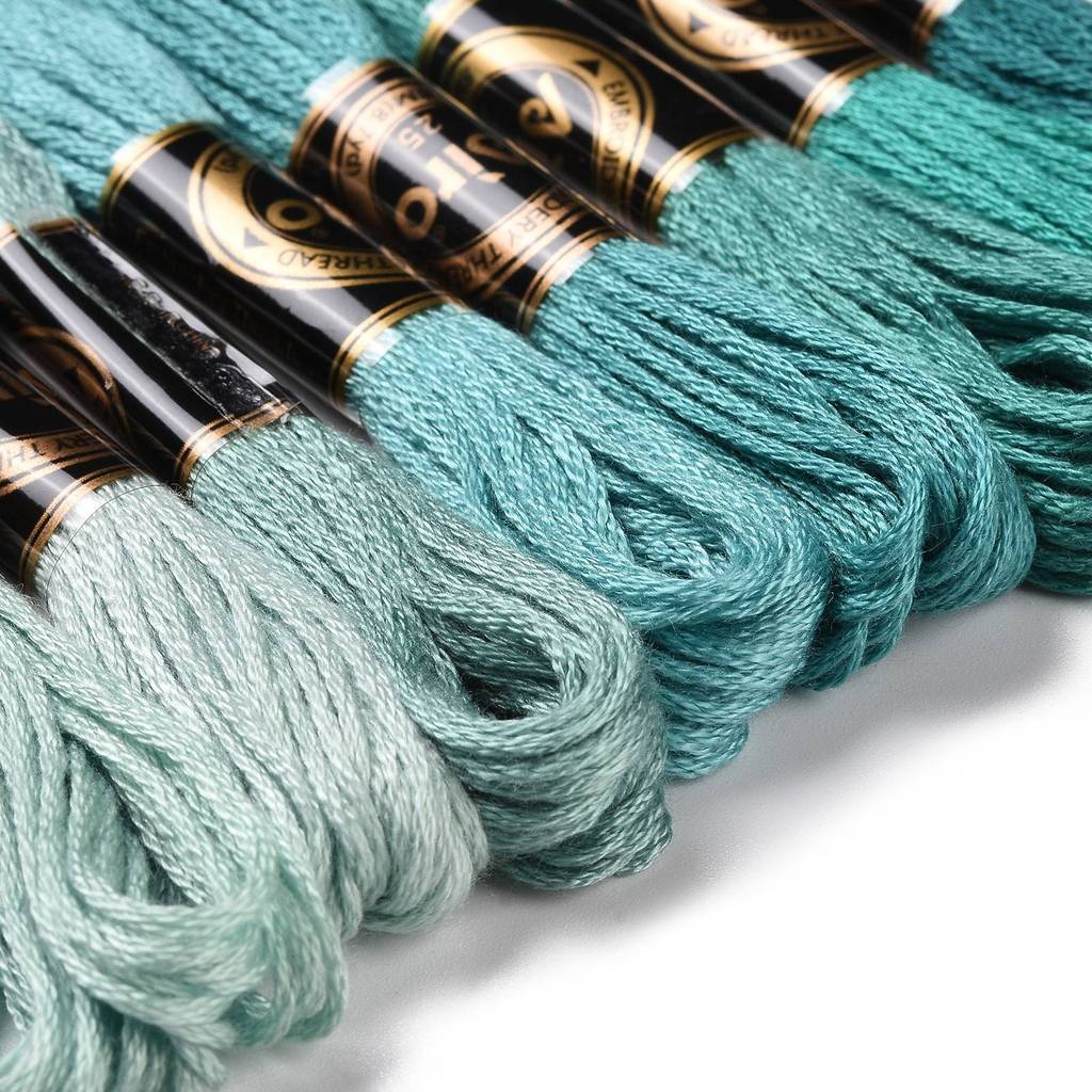 1Set 8 Skeins 0.5mm 6-Ply Poly - Embroidery Floss ulasan dan harga