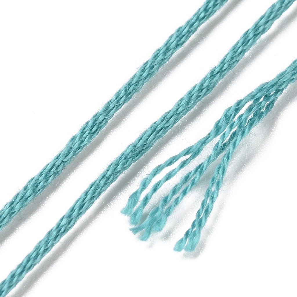 1Set 8 Skeins 0.5mm 6-Ply Poly - Embroidery Floss ulasan dan harga