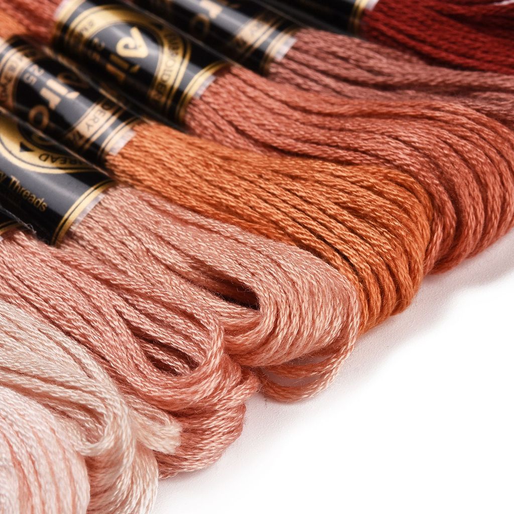 1Set 8 Skeins 0.5mm 6-Ply Poly - Embroidery Floss ulasan dan harga